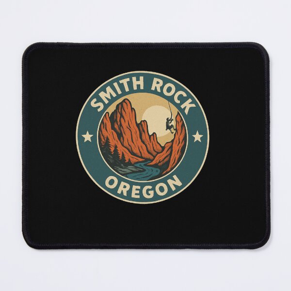 Item preview, Smith Rock Oregon Climber Emblem designed and sold by SiarheiYur.