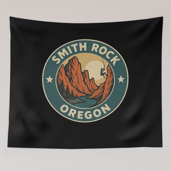 Item preview, Smith Rock Oregon Climber Emblem designed and sold by SiarheiYur.