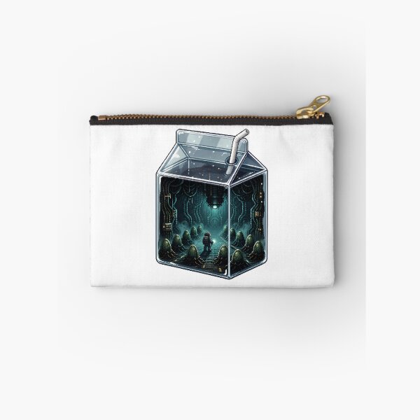 Item preview, Alien Milk Brick Pixel Art – Sci-Fi Incubation Scene designed and sold by Anteverse.