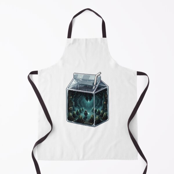 Item preview, Alien Milk Brick Pixel Art – Sci-Fi Incubation Scene designed and sold by Anteverse.