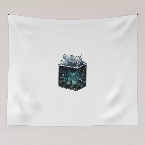 Item preview, Alien Milk Brick Pixel Art – Sci-Fi Incubation Scene designed and sold by Anteverse.
