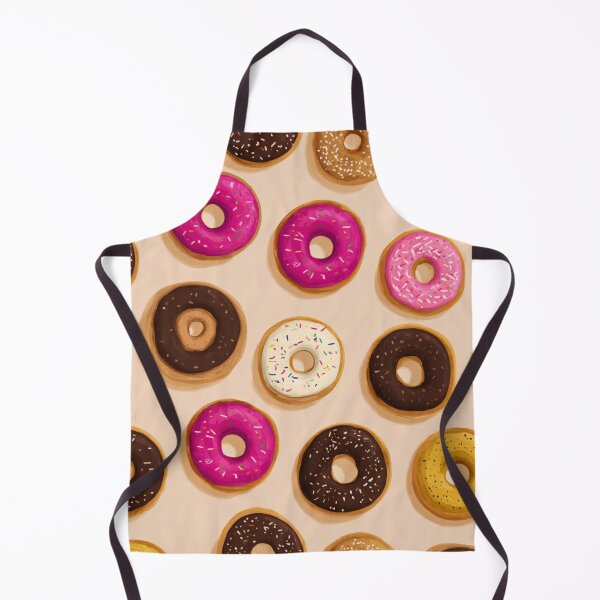 Item preview, Vibrant Donut Pattern Sweet Treat Foodie Design designed and sold by NicolasGlowArt.