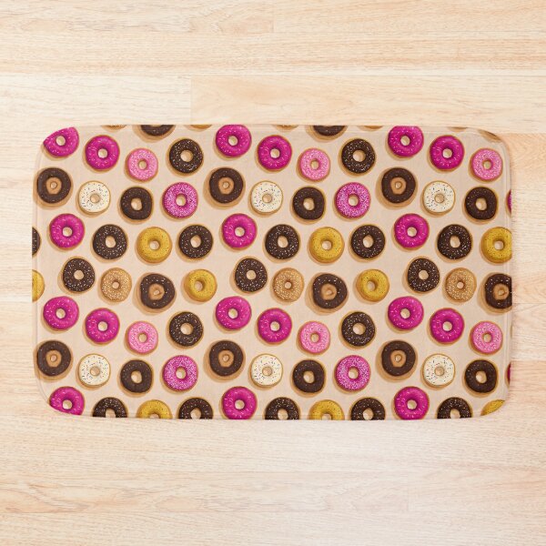 Item preview, Vibrant Donut Pattern Sweet Treat Foodie Design designed and sold by NicolasGlowArt.