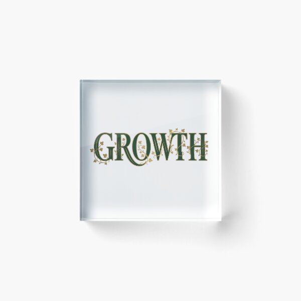 Item preview, Growth Mindset Botanical Ivy Typography Aesthetic designed and sold by AuraDraftStudio.