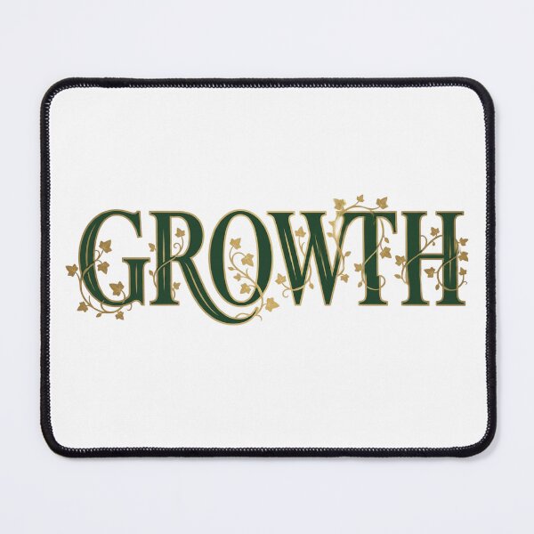 Item preview, Growth Mindset Botanical Ivy Typography Aesthetic designed and sold by AuraDraftStudio.