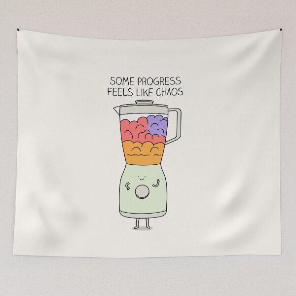 Item preview, Some progress feels like chaos designed and sold by Milkyprint.