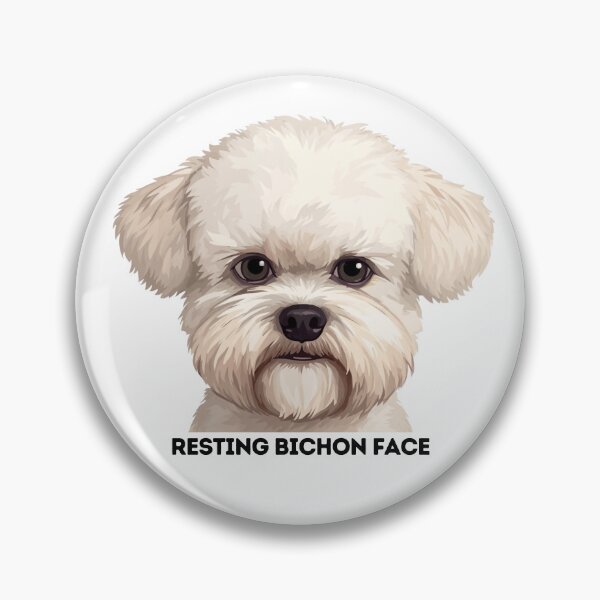 Item preview, Resting Bichon Face - Bichon Frise Dog Breed designed and sold by andersonarchive.