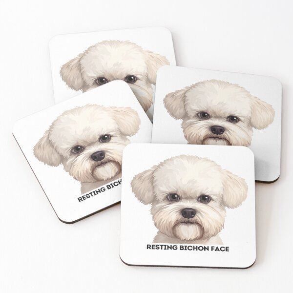 Item preview, Resting Bichon Face - Bichon Frise Dog Breed designed and sold by andersonarchive.