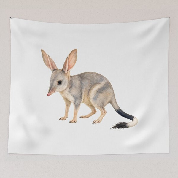 Item preview, Greater Bilby Watercolor Art designed and sold by Jaruart.