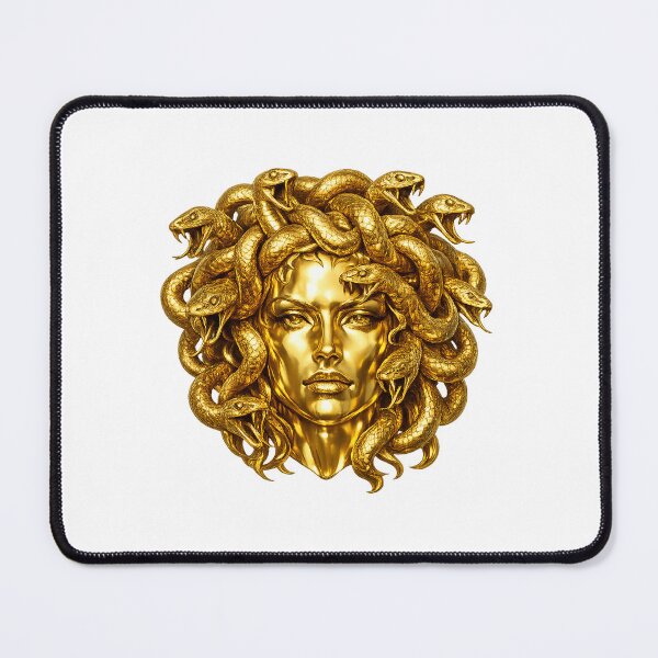 Item preview, Golden Medusa designed and sold by therodion.