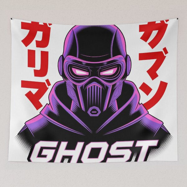 Item preview, Japanese Streetwear Ghost Operator - Cyberpunk Kanji Aesthetic designed and sold by Thompika.