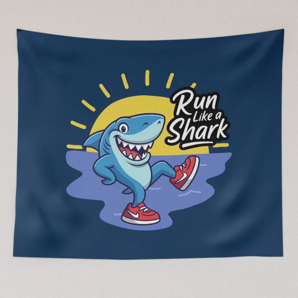 Item preview, Sharkletics designed and sold by Wobble Studio.