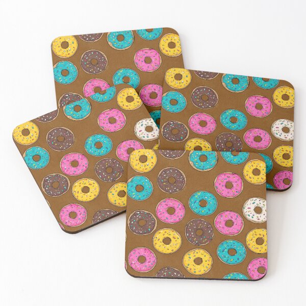 Item preview, Colorful Donut Sprinkles Sweet Dessert Pattern designed and sold by NicolasGlowArt.
