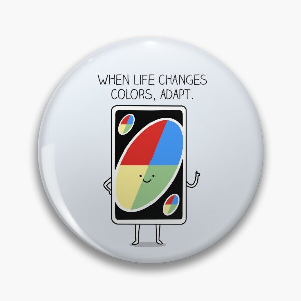 Item preview, Wild card - When life changes color, adapt designed and sold by Milkyprint.