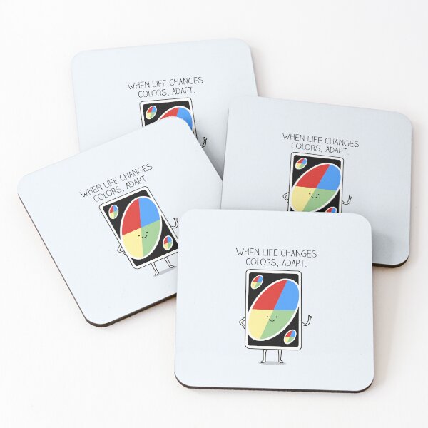 Item preview, Wild card - When life changes color, adapt designed and sold by Milkyprint.