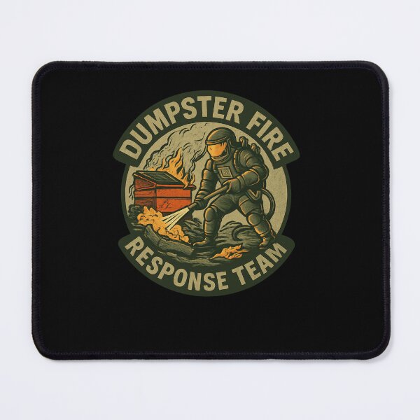 Item preview, Dumpster Fire Response Team Badge designed and sold by SiarheiYur.