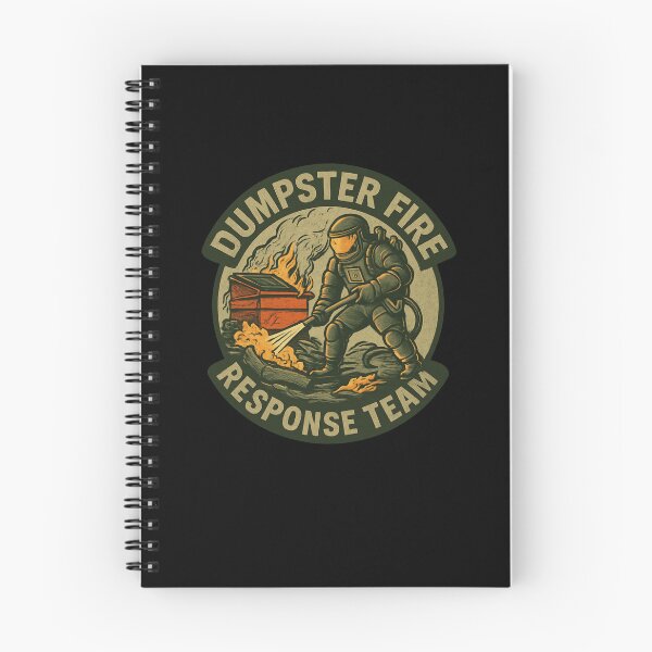 Item preview, Dumpster Fire Response Team Badge designed and sold by SiarheiYur.
