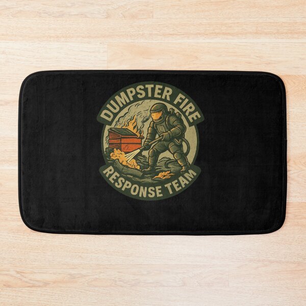Item preview, Dumpster Fire Response Team Badge designed and sold by SiarheiYur.