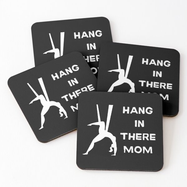 Item preview, Hang In There Mom Aerial Yoga Funny Mothers Day Gift designed and sold by LyricsWear.