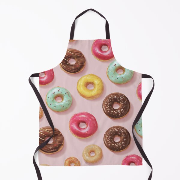 Item preview, Vibrant Donut Pattern Sweet Treat Foodie Design designed and sold by NicolasGlowArt.