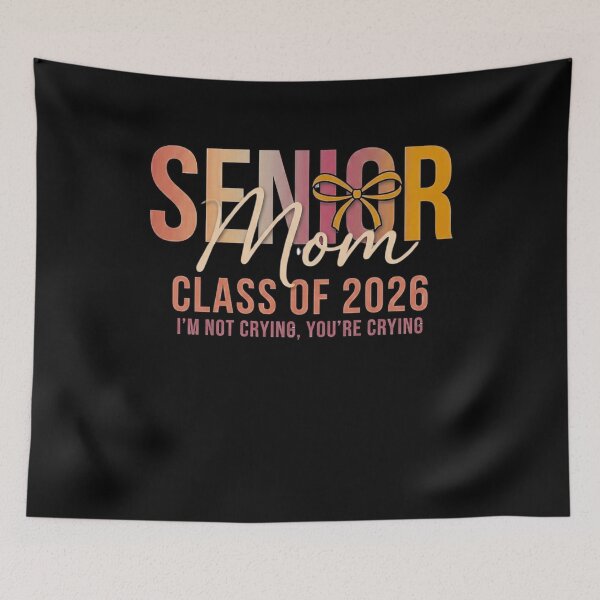 Item preview, Senior Mom Class of 2026 I'm Not Crying You're Crying Funny Graduation  designed and sold by bilal sibgui.