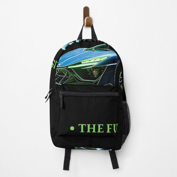 Item preview, Futuristic Cyberpunk Sportscar - Neon Emerald Edition designed and sold by Grandeur Aesthetics.