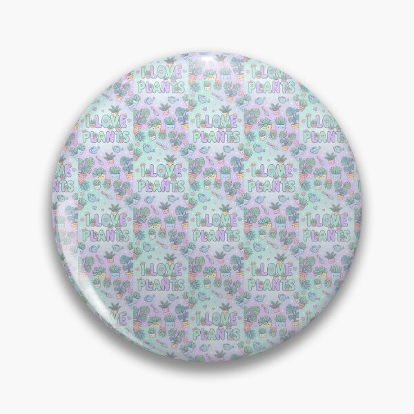 Item preview, I Love Plants Kawaii Pattern designed and sold by Itsheartshop.