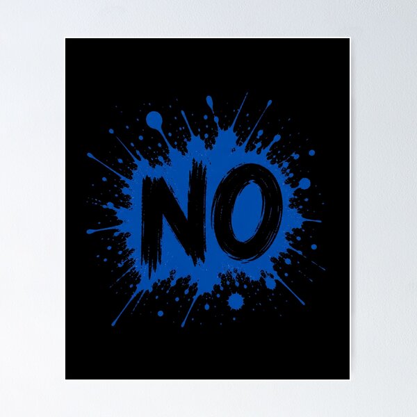 Item preview, Funny Gift for Anti Social People – NO Statement Graphic Tee designed and sold by Wild Pixel Studio.