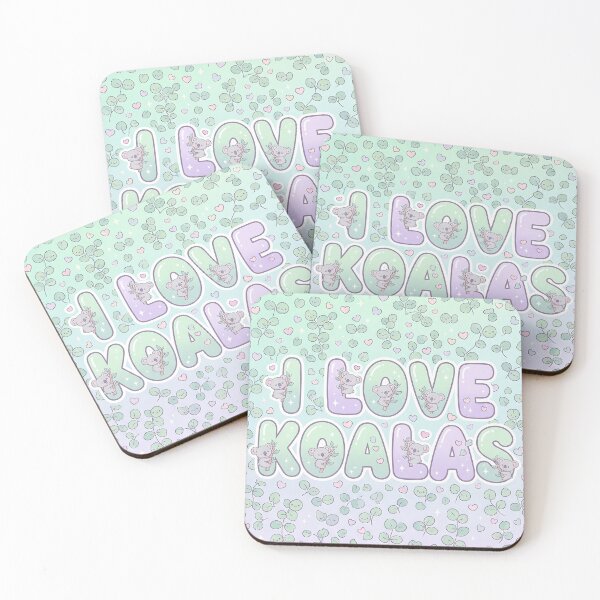 Item preview, I Love Koalas Kawaii Pattern designed and sold by Itsheartshop.