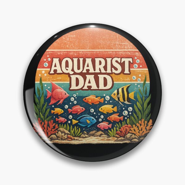 Item preview, Aquarist Dad Retro Aquarium Fish Lover Father designed and sold by faridman.