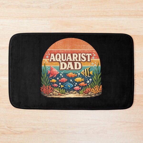 Item preview, Aquarist Dad Retro Aquarium Fish Lover Father designed and sold by faridman.