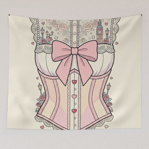 Item preview, Coquette London Corset Lace Top designed and sold by MAGICKEY2024.