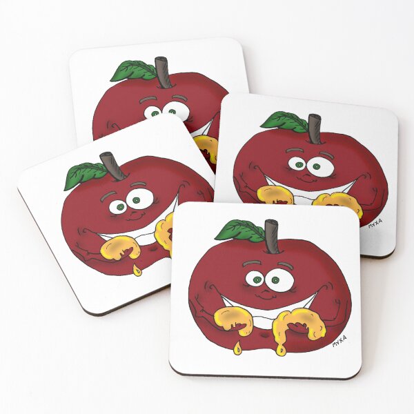 Item preview, Funny Sweet Apple – Honey Drip Food Art designed and sold by MyxaART.