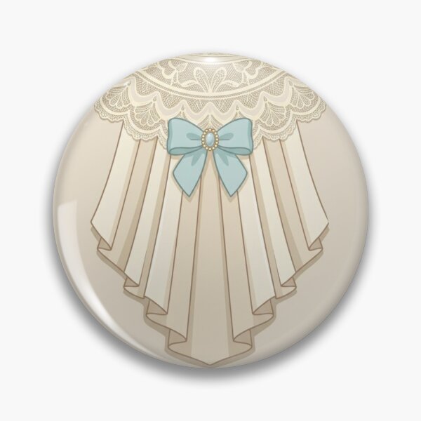 Item preview, Victorian Lace Collar Aesthetic with Pastel Blue Bow designed and sold by MAGICKEY2024.