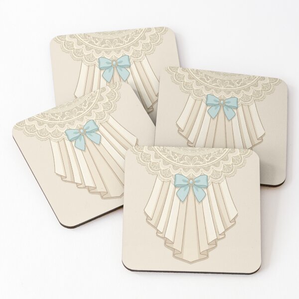 Item preview, Victorian Lace Collar Aesthetic with Pastel Blue Bow designed and sold by MAGICKEY2024.