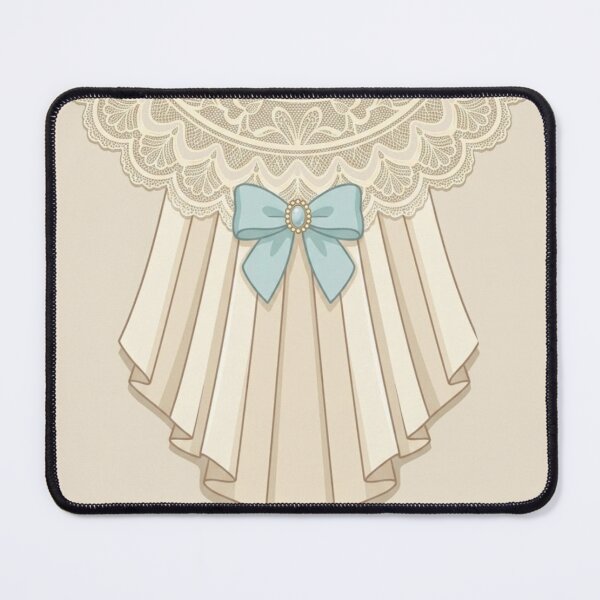 Item preview, Victorian Lace Collar Aesthetic with Pastel Blue Bow designed and sold by MAGICKEY2024.