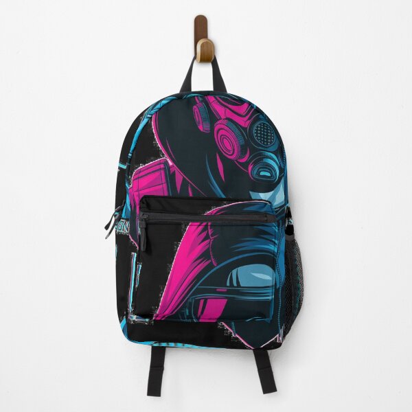 Item preview, Neon Tactical Operator - Search and Destroy Cyberpunk Streetwear designed and sold by Thompika.
