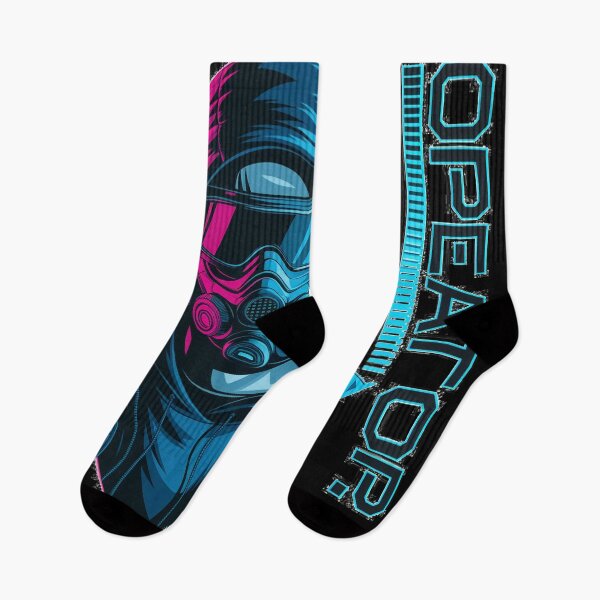 Item preview, Neon Tactical Operator - Search and Destroy Cyberpunk Streetwear designed and sold by Thompika.