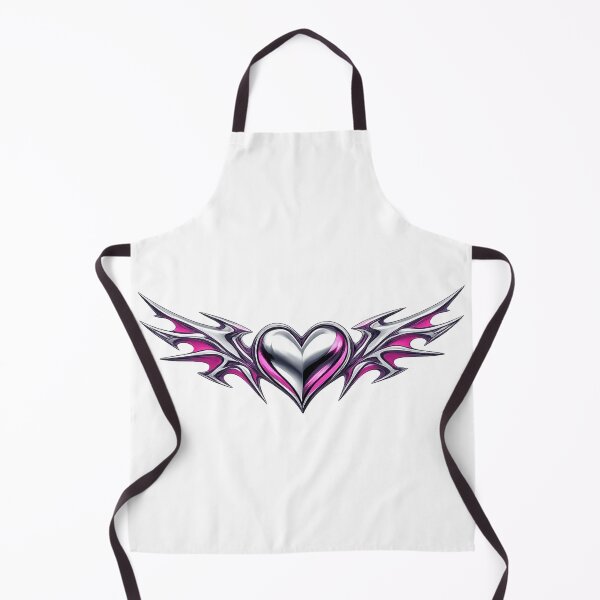 Item preview, Y2K Cyber Heart - Chrome Aesthetic 2000s Nostalgia designed and sold by Retro Mood Co.