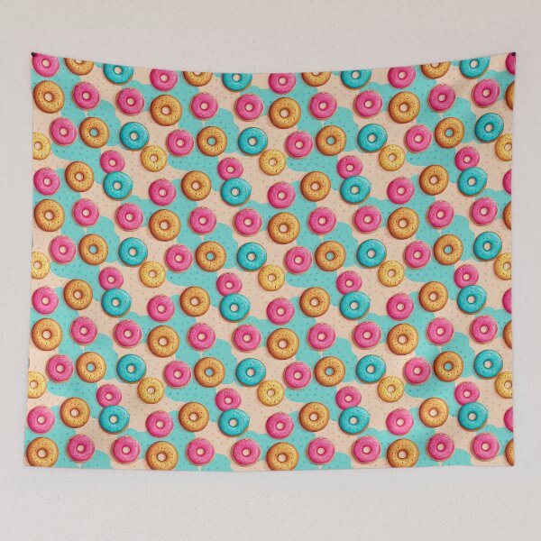 Item preview, Colorful Donut Sprinkles Seamless Pattern designed and sold by NicolasGlowArt.