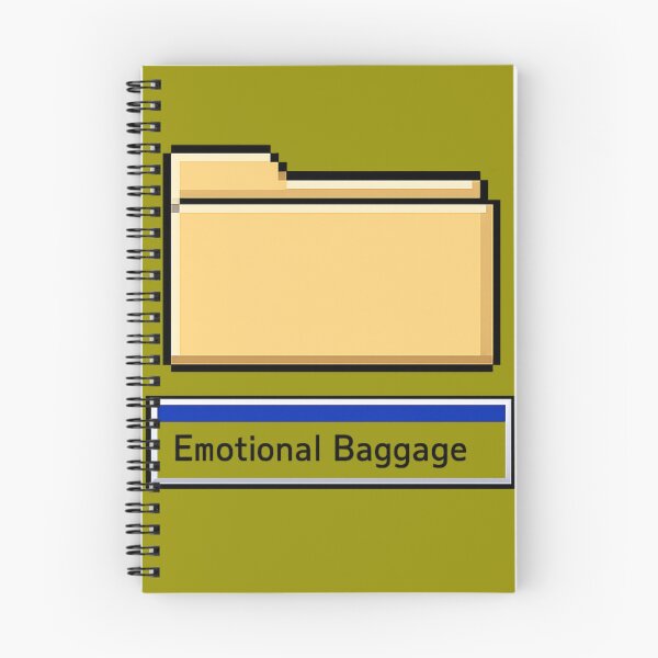 Item preview, Emotional Baggage - 90s Webcore Retro PC Folder designed and sold by Retro Mood Co.