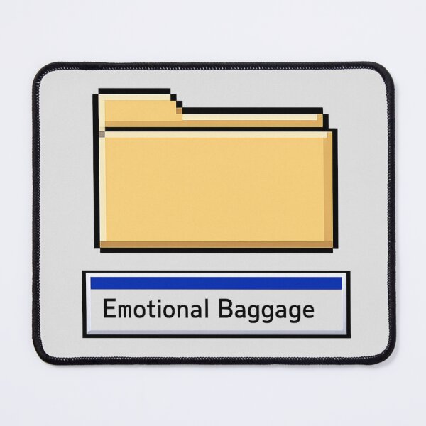 Item preview, Emotional Baggage - 90s Webcore Retro PC Folder designed and sold by Retro Mood Co.