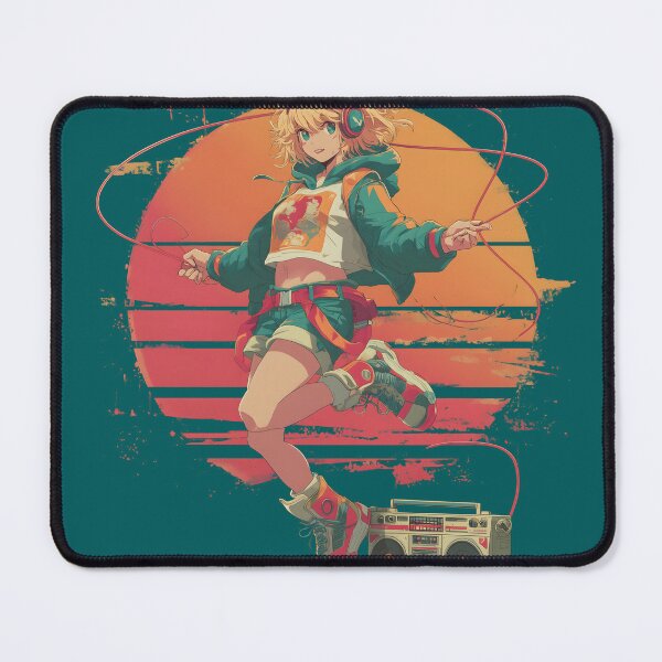 Item preview, Old School Cardio Queen — Retro Anime Jump Rope Girl designed and sold by Mrokar.