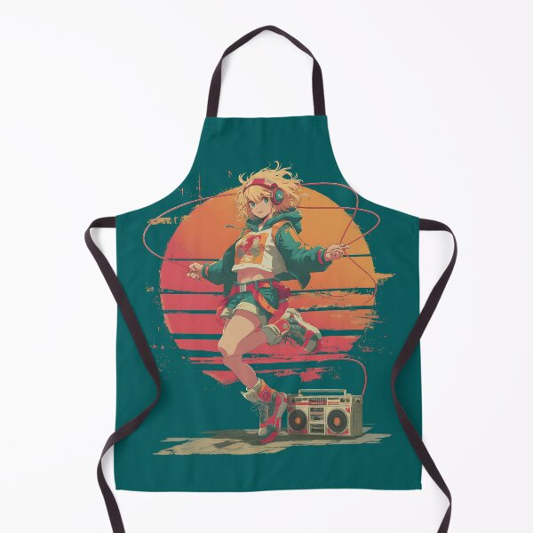 Item preview, Old School Cardio Queen — Retro Anime Jump Rope Girl designed and sold by Mrokar.