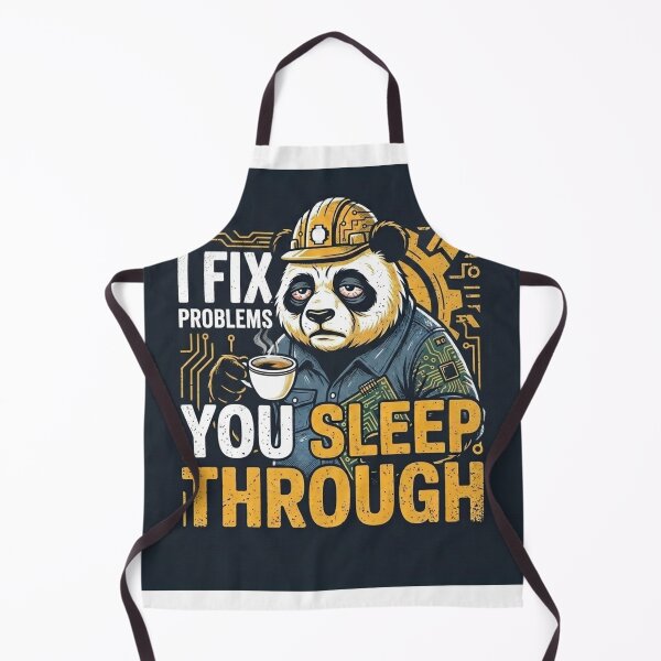Item preview, Funny Night Shift Panda designed and sold by AmazingWorld91.