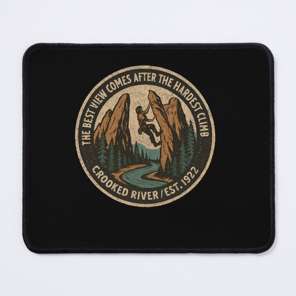 Item preview, Crooked River Hardest Climb Badge designed and sold by SiarheiYur.