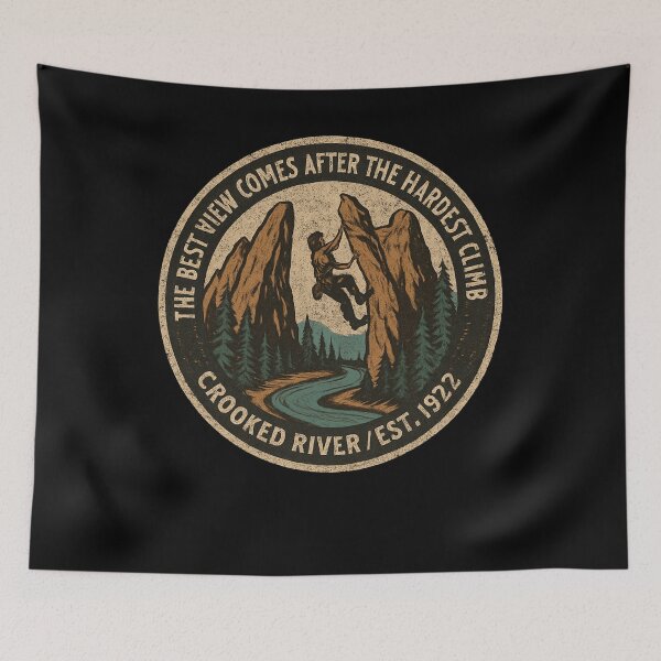 Item preview, Crooked River Hardest Climb Badge designed and sold by SiarheiYur.