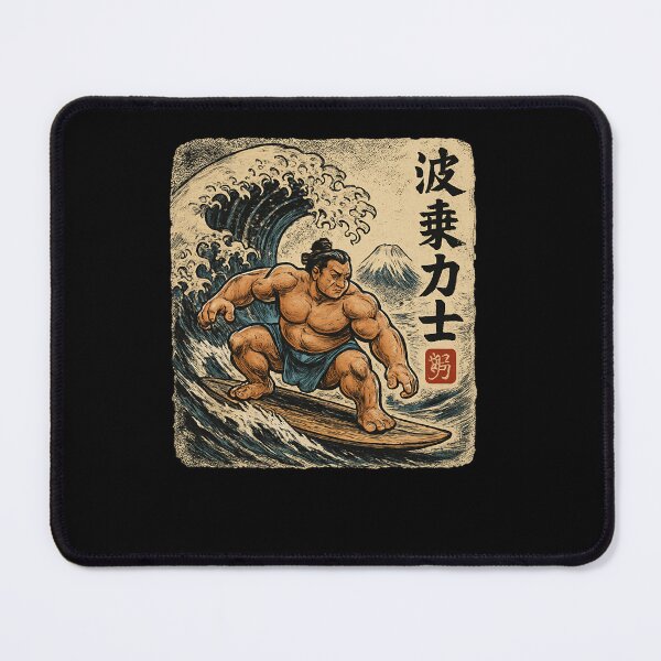 Item preview, Sumo Surfer Great Wave designed and sold by SiarheiYur.