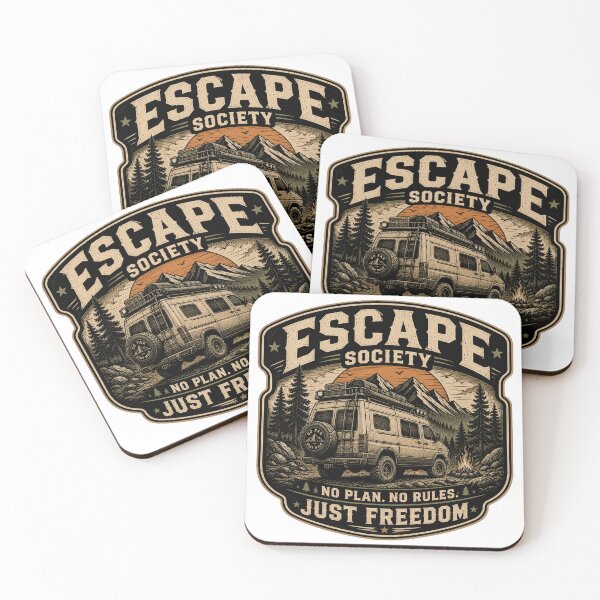 Item preview, Van life escape society  designed and sold by Deathracer1973.