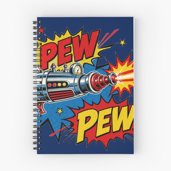 Item preview, Pew Pew 50s Raygun - Vintage Pulp Sci-Fi Comic designed and sold by Retro Mood Co.